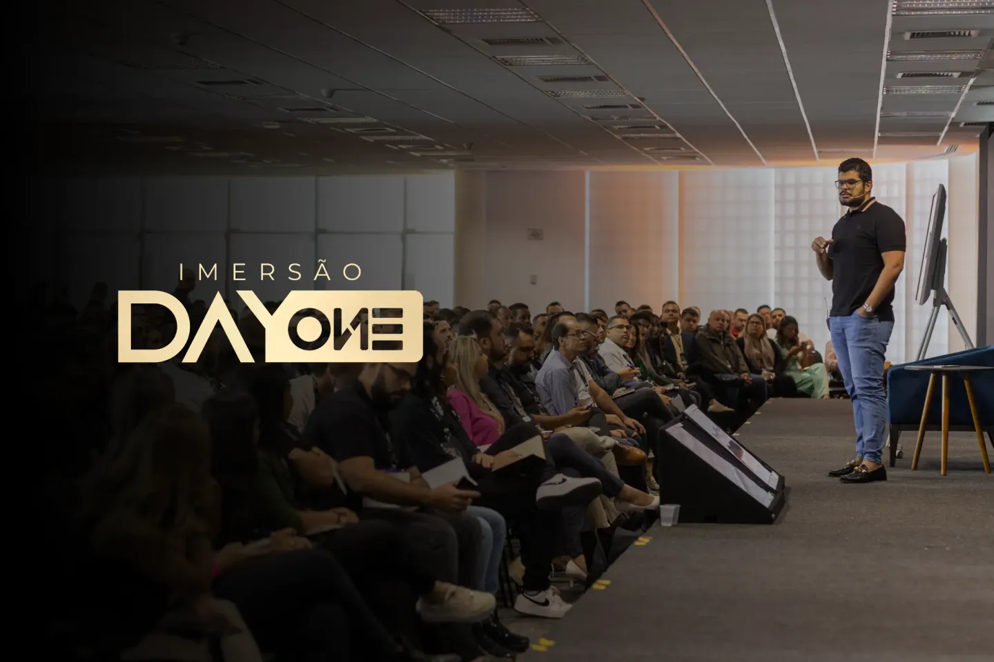Kaisser no treinamento presencial DayOne